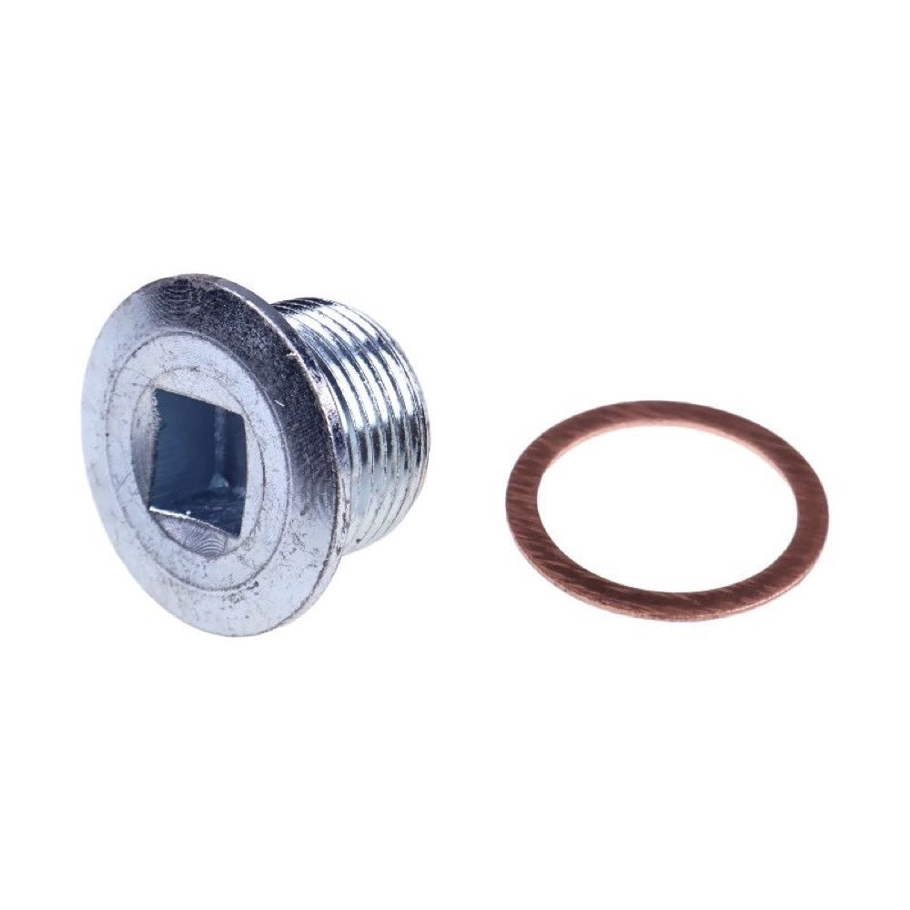 Threaded Plug With Sealing Washer 3282266 5528109 3287561 suitable for Cummins Engine QSB5.9 ISF3.8 QSF2.8 ISB4.5 B5.9 Hyundai Loader HL730-7A HL740-9 HL760-9