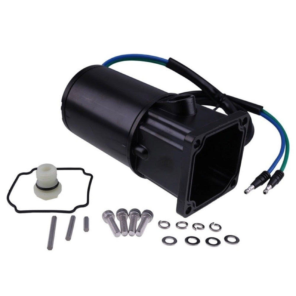 Tilt Trim Motor 15-10827 for use with Mercury Mariner Force 40-125 HP Single Ram 2 Wire 4 Bolt