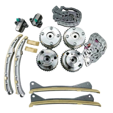 Timing Chain Kit 24350-3CGA1 compatible with Kia Sedona Sorento Hyundai Azera Santa Fe Palisade 3.3L 3.8L