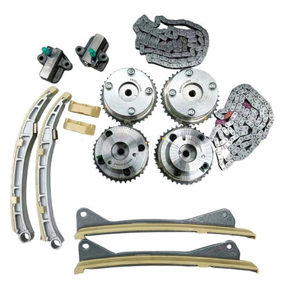Timing Chain Kit 24350-3CGA1 compatible with Kia Sedona Sorento Hyundai Azera Santa Fe Palisade 3.3L 3.8L