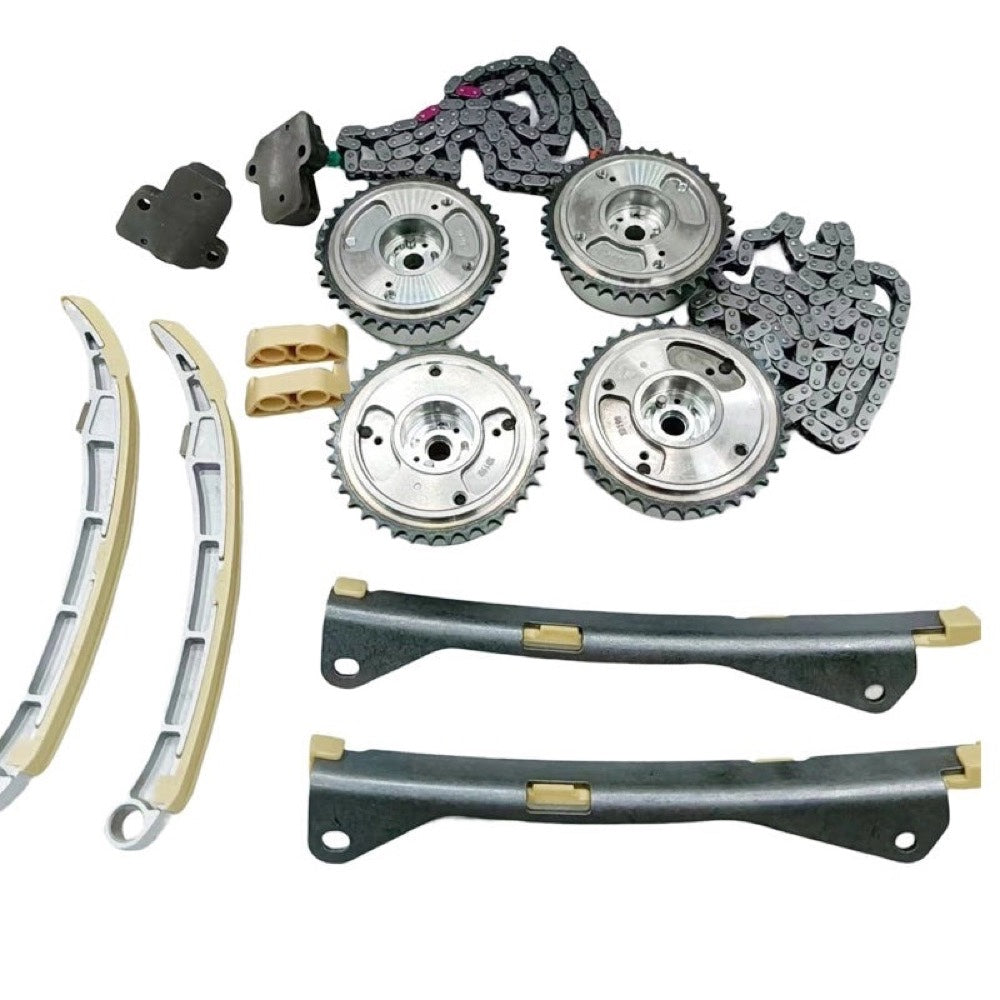 Timing Chain Kit 24350-3CGA1 compatible with Kia Sedona Sorento Hyundai Azera Santa Fe Palisade 3.3L 3.8L
