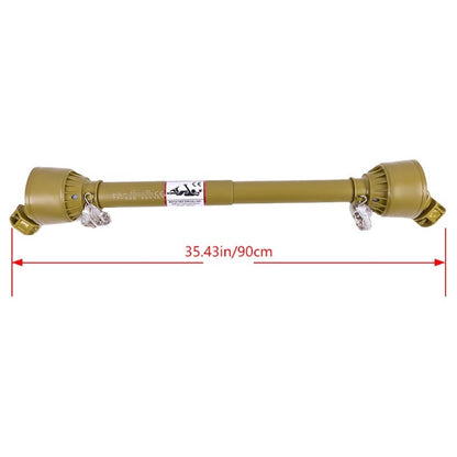Tractor PTO Shaft Driveshaft for use with 1-3/8" x 6 Spline Both Ends 26.8"-35.4" Length Series 1