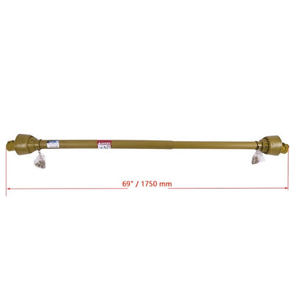 Tractor PTO Shaft Driveshaft fits 1-3/8" x 6 Spline Both Ends 47"-69" Length Series 1