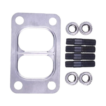 Turbo Mounting Studs Nuts With Gasket 3818823 3818824 3901356 for use with Cummins Engine 4B3.9 6B5.9 6C8.3 B3.3 B4.5 B5.9 B6.7 ISB5.9 ISC ISF2.8 ISL8.9 Dodge 89-07 5.9L