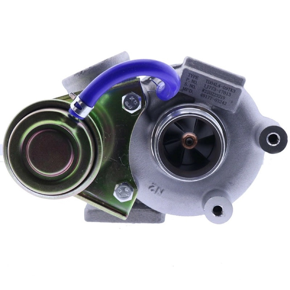 Turbo TD04L4 Turbocharger 1J751-17013 suitable for Kubota Engine V3307 Tractor M6040F-1 M6040DT-1 M7040DT-1 M7040SUHD