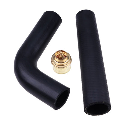 Upper & Lower Radiator Hose Thermostat Kit 2N8260 312588 B2NN8575A fits Ford New Holland Tractor 9N 8N 2N