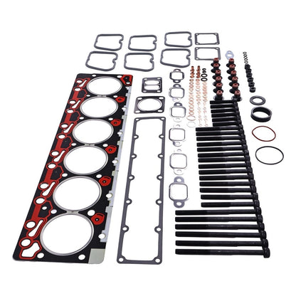 Upper Gasket Kit & Cylinder Head Bolt 3283335 3920779 3920780 3920781 fits Dodge Ram 5.9L 1989-1998 Cummins Engine 6B 6BT