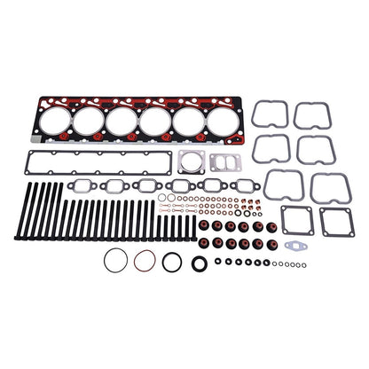 Upper Gasket Kit & Cylinder Head Bolt 3283335 3920779 3920780 3920781 fits Dodge Ram 5.9L 1989-1998 Cummins Engine 6B 6BT