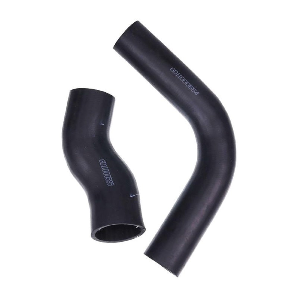 Upper Lower Radiator Hose Kit D124950 D124951 fits CASE Skid Steer Loader 1840 1845C