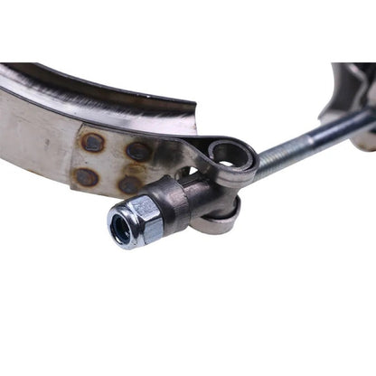 V Band Clamp 3896337 fits Cummins Engine B5.9 ISM ISX ISX12 ISX15 L10 M11 NT855 QSM11 QSX15 X12 X15 Hyundai Excavator R320LC R360LC-3 R450LC-3