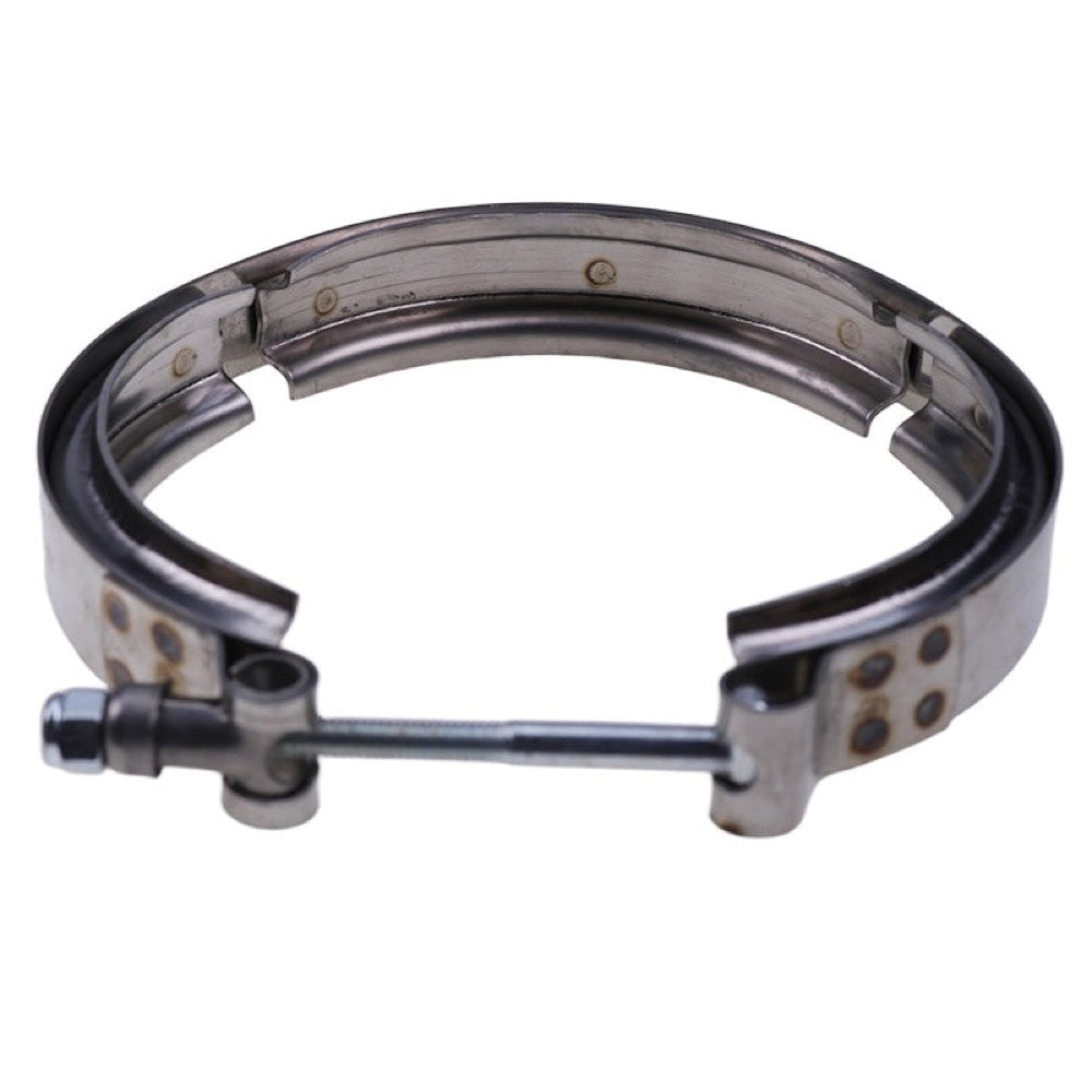 V Band Clamp 3896337 fits Cummins Engine B5.9 ISM ISX ISX12 ISX15 L10 M11 NT855 QSM11 QSX15 X12 X15 Hyundai Excavator R320LC R360LC-3 R450LC-3
