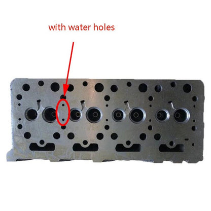 V1902 V1902B Engine Complete Cylinder Head & Gasket Kit compatible with Kubota KX151 K101 Excavator L3350 Tractor R400 Wheel Loader With Water Holes