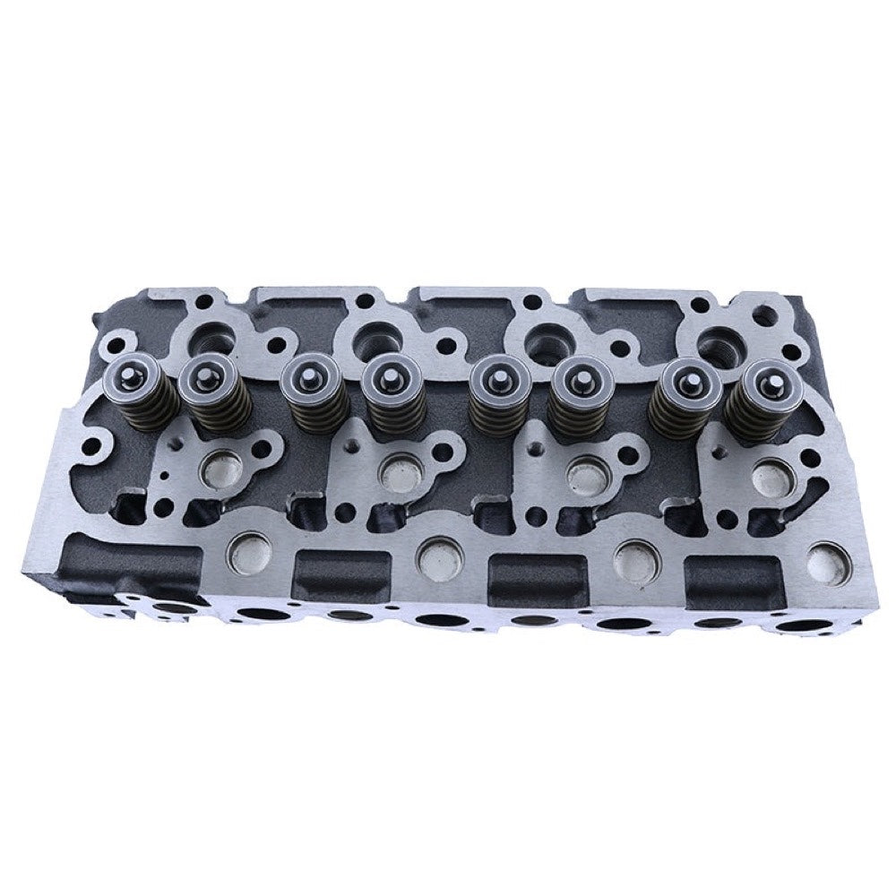V1902 V1902B Engine Complete Cylinder Head & Gasket Kit compatible with Kubota KX151 K101 Excavator L3350 Tractor R400 Wheel Loader With Water Holes