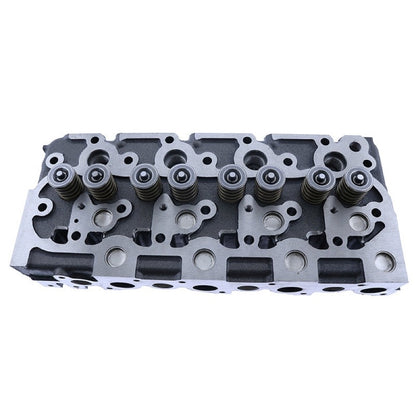 V1902 V1902B Engine Complete Cylinder Head & Gasket Kit compatible with Kubota KX151 K101 Excavator L3350 Tractor R400 Wheel Loader With Water Holes
