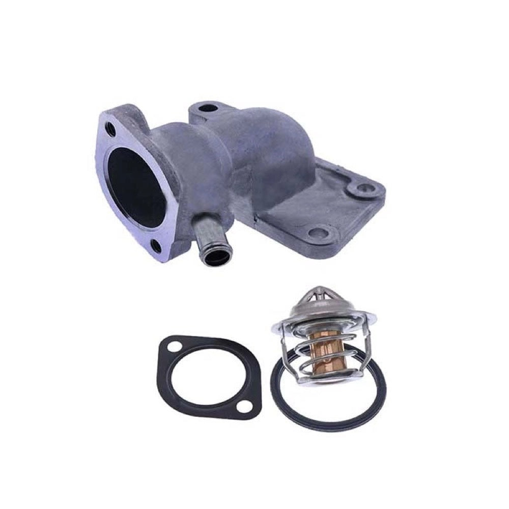 Water Flange & Thermostat With Gasket 3918235 6646743 compatible with Bobcat Loader 645 743 1600