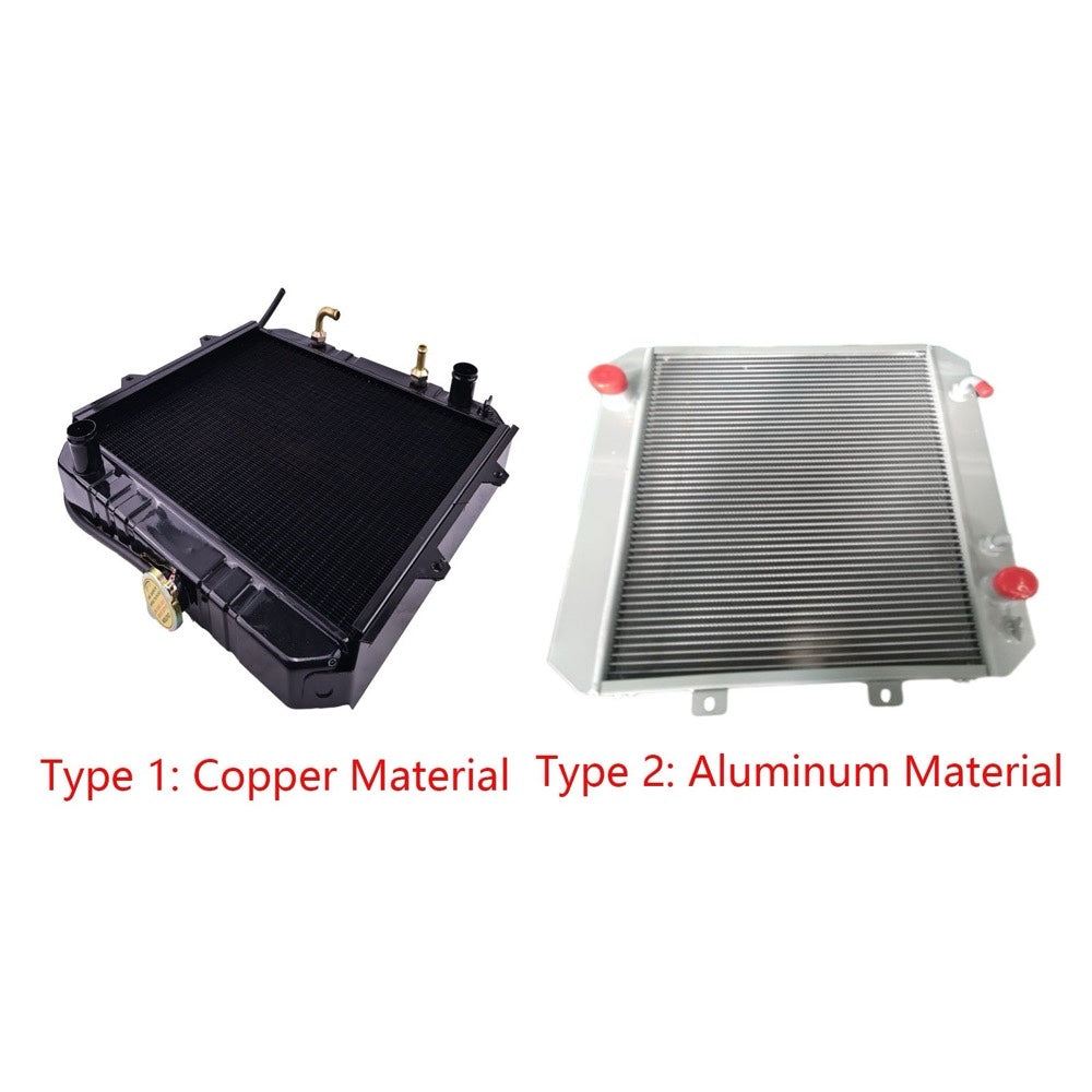 Water Tank Radiator 91601-14200 for use with Mitsubishi Engine S4S 4G63 4G64 Forklift FD30-35K FG30-35K FC30-35K FD30F14C FD35KAF14C FG30F14C FG30KAF13E FG35KAF13E