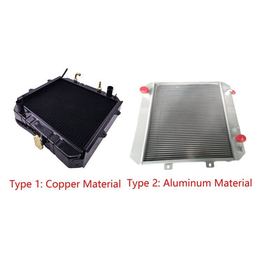 Water Tank Radiator 91601-14200 for use with Mitsubishi Engine S4S 4G63 4G64 Forklift FD30-35K FG30-35K FC30-35K FD30F14C FD35KAF14C FG30F14C FG30KAF13E FG35KAF13E
