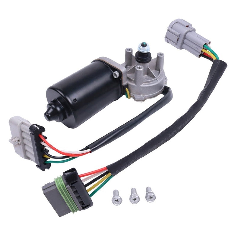 Windshield Wiper Motor 85150366 85122759 85139507 compatible with Volvo VN VNL VNM VAH VHD Freightliner Cascadia Columbia Century Kenworth C500 T300 T400 T450 Truck