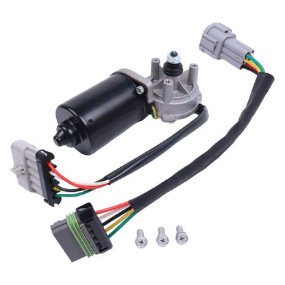 Windshield Wiper Motor 85150366 85122759 85139507 compatible with Volvo VN VNL VNM VAH VHD Freightliner Cascadia Columbia Century Kenworth C500 T300 T400 T450 Truck