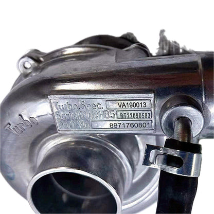 RHB52-70005P12NHBRL3711CEZ Turbocharger 8971760801 for Isuzu